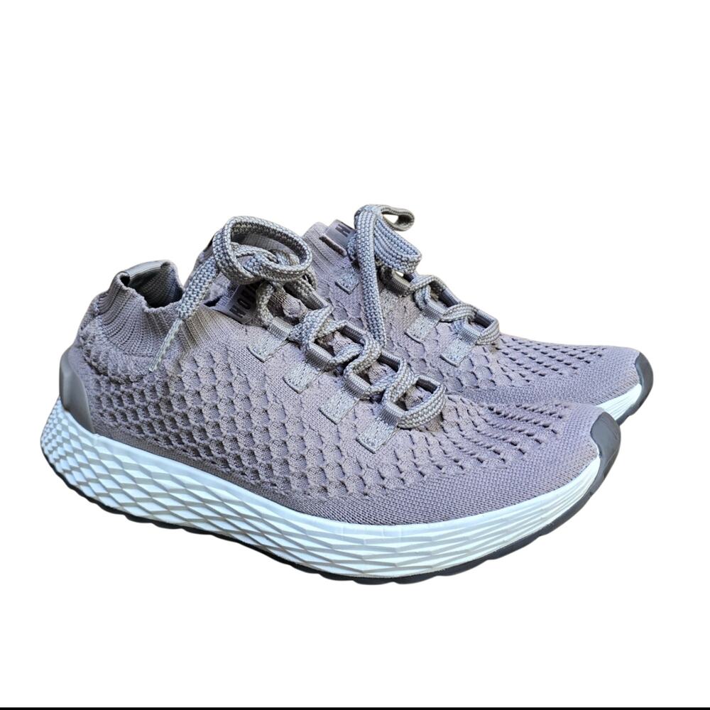 NOBULL Womens Allday Knit Fallen Rock Gray Taupe Running Shoes Size 9 Mens 7.5